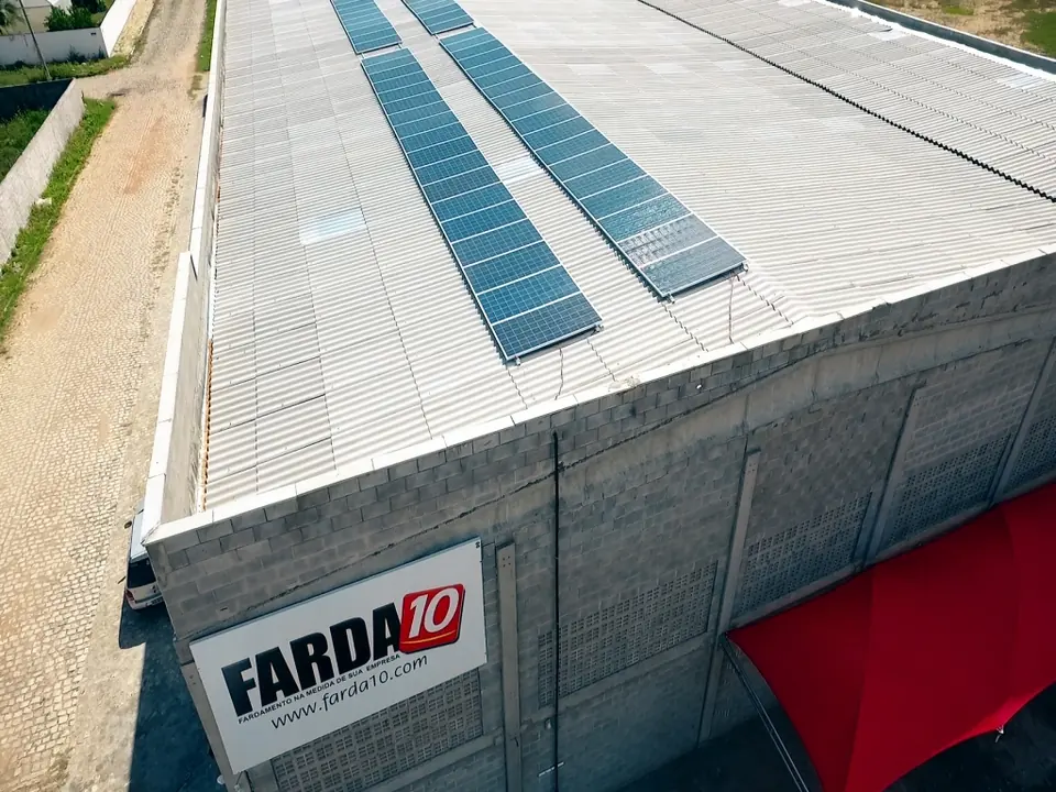 Usina solar instalada pela Taldi: Farda 10